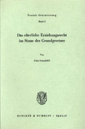 book Das elterliche Erziehungsrecht im Sinne des Grundgesetzes