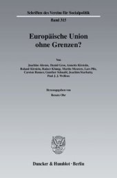 book Europäische Union ohne Grenzen?