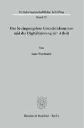 book Das bedingungslose Grundeinkommen und die Digitalisierung der Arbeit