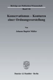 book Konservatismus - Konturen einer Ordnungsvorstellung