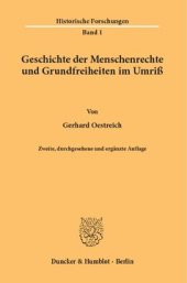 book Geschichte der Menschenrechte und Grundfreiheiten im Umriß