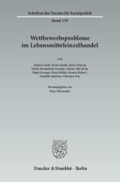 book Wettbewerbsprobleme im Lebensmitteleinzelhandel