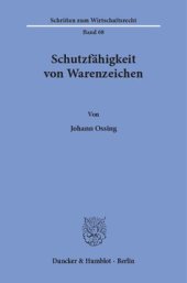 book Schutzfähigkeit von Warenzeichen