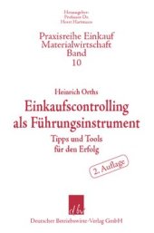 book Einkaufscontrolling als Führungsinstrument: Tipps und Tools für den Erfolg