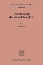 book Die Messung der Arbeitslosigkeit