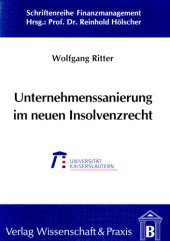 book Unternehmenssanierung im neuen Insolvenzrecht: Eine Analyse aus Sicht der Kreditinstitute