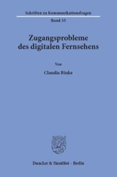 book Zugangsprobleme des digitalen Fernsehens