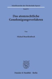 book Das atomrechtliche Genehmigungsverfahren