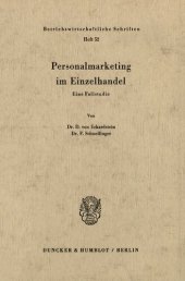 book Personalmarketing im Einzelhandel: Eine Fallstudie