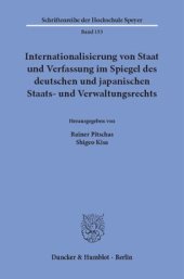 book Internationalisierung von Staat und Verfassung im Spiegel des deutschen und japanischen Staats- und Verwaltungsrechts