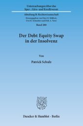 book Der Debt Equity Swap in der Insolvenz