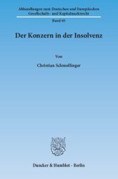 book Der Konzern in der Insolvenz