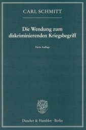 book Die Wendung zum diskriminierenden Kriegsbegriff