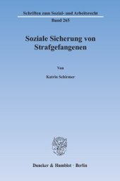 book Soziale Sicherung von Strafgefangenen