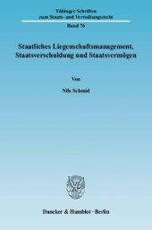 book Staatliches Liegenschaftsmanagement, Staatsverschuldung und Staatsvermögen