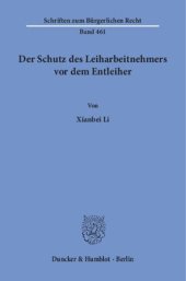 book Der Schutz des Leiharbeitnehmers vor dem Entleiher