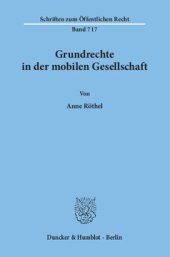 book Grundrechte in der mobilen Gesellschaft