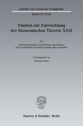 book Ideen, Methoden und Entwicklungen der Geschichte des ökonomischen Denkens: Studien zur Entwicklung der ökonomischen Theorie XXII