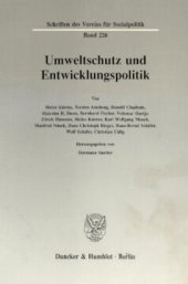 book Umweltschutz und Entwicklungspolitik