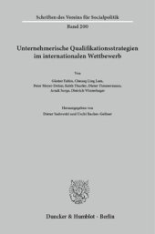 book Unternehmerische Qualifikationsstrategien im internationalen Wettbewerb