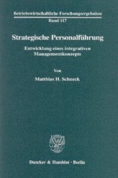 book Strategische Personalführung: Entwicklung eines integrativen Managementkonzepts