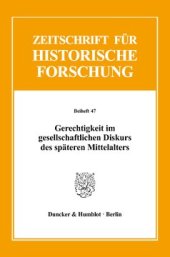 book Gerechtigkeit im gesellschaftlichen Diskurs des späteren Mittelalters