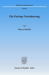 book Die Pairing-Vereinbarung