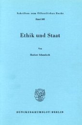 book Ethik und Staat