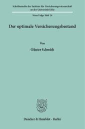 book Der optimale Versicherungsbestand