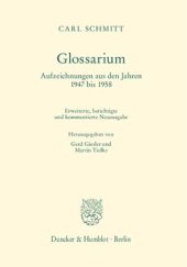 book Glossarium: Aufzeichnungen aus den Jahren 1947 bis 1958