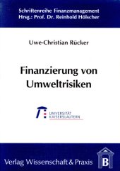 book Finanzierung von Umweltrisiken