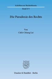 book Die Paradoxie des Rechts