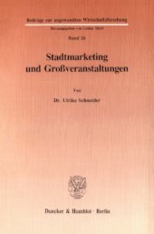 book Stadtmarketing und Großveranstaltungen