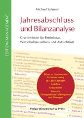 book Jahresabschluss und Bilanzanalyse: Grundwissen für Betriebsrat, Wirtschaftsausschuss und Aufsichtsrat