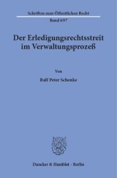 book Der Erledigungsrechtsstreit im Verwaltungsprozeß