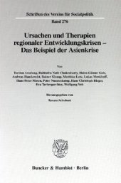 book Ursachen und Therapien regionaler Entwicklungskrisen -: Das Beispiel der Asienkrise