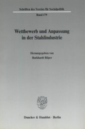 book Wettbewerb und Anpassung in der Stahlindustrie