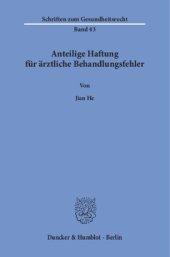 book Anteilige Haftung für ärztliche Behandlungsfehler