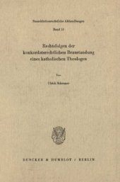 book Rechtsfolgen der konkordatsrechtlichen Beanstandung eines katholischen Theologen