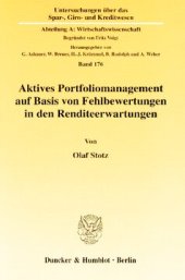 book Aktives Portfoliomanagement auf Basis von Fehlbewertungen in den Renditeerwartungen