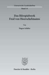 book Das Hörspielwerk Fred von Hoerschelmanns