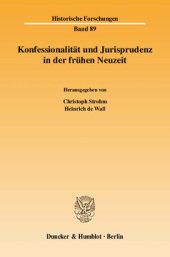 book Konfessionalität und Jurisprudenz in der frühen Neuzeit