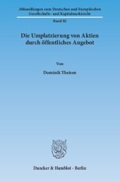 book Die Umplatzierung von Aktien durch öffentliches Angebot