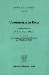 book Umweltschutz im Recht