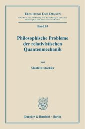 book Philosophische Probleme der relativistischen Quantenmechanik