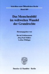 book Das Menschenbild im weltweiten Wandel der Grundrechte