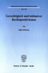 book Gerechtigkeit und inklusiver Rechtspositivismus