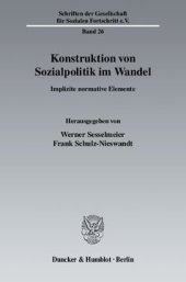 book Konstruktion von Sozialpolitik im Wandel: Implizite normative Elemente