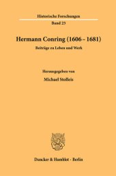 book Hermann Conring (1606 - 1681): Beiträge zu Leben und Werk