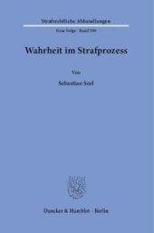 book Wahrheit im Strafprozess